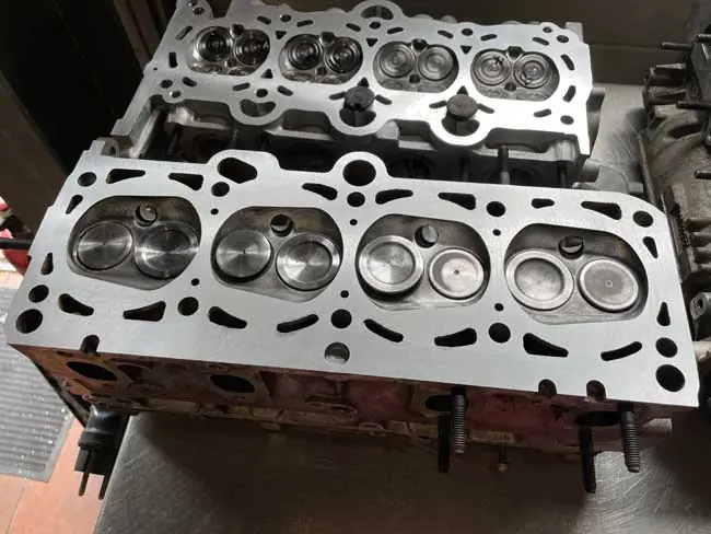 VW 1,6 Motor mit bearbeitetem Zylinderkopf